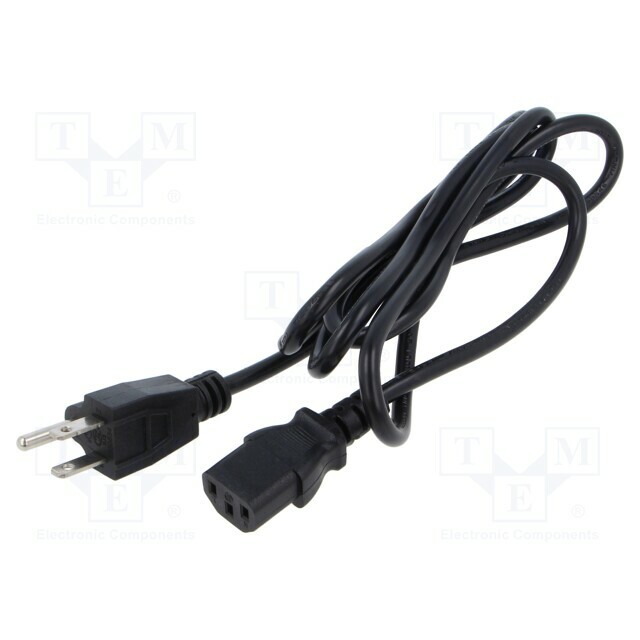 Cable; SVT; 3x18AWG; IEC C13 female
