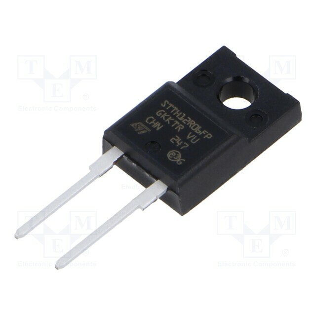 STMICROELECTRONICS Diode: rectifying; THT; 600V; 12A