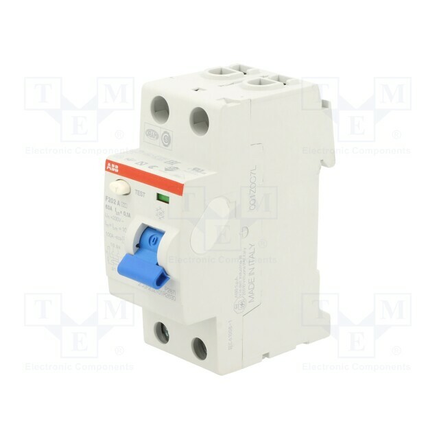 ABB RCD breaker; Inom: 63A; Ires: