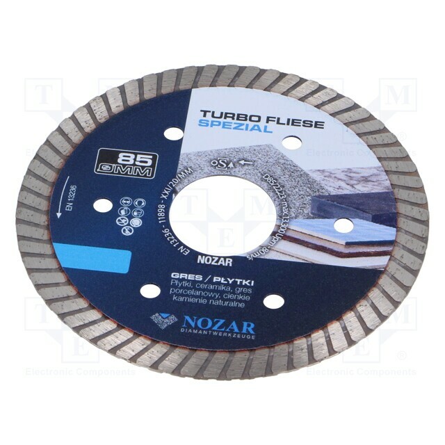 NOZAR DIAMANTWERKZEUGE Cutting diamond wheel; Ø: