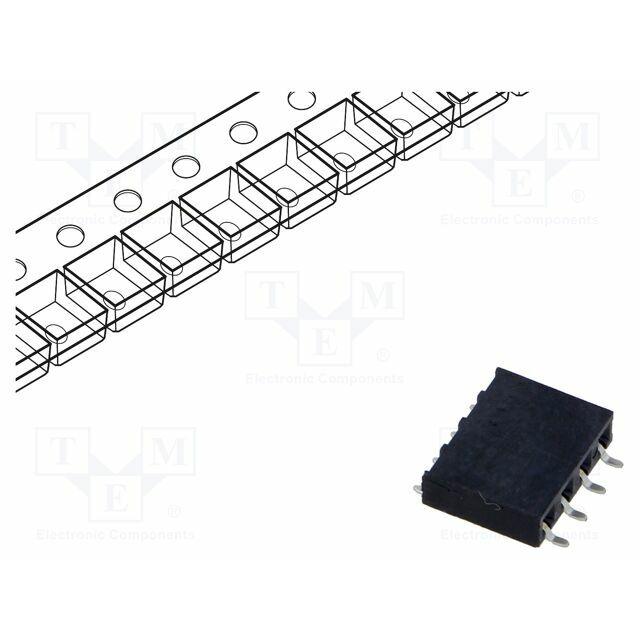 SAMTEC Connector: pin strips; socket; female