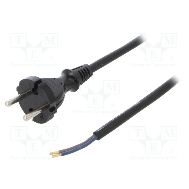 PLASTROL Cable; H05RR-F; 2x1mm2; CEE 7/17