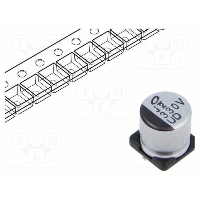 NICHICON Capacitor: electrolytic; SMD; 330uF; 35VDC