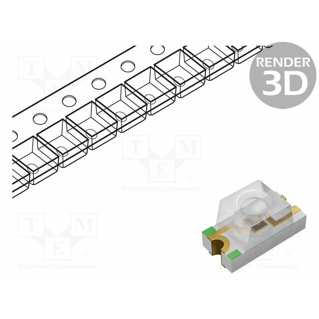 DIALIGHT LED; red; SMD; 0805; 20÷90mcd