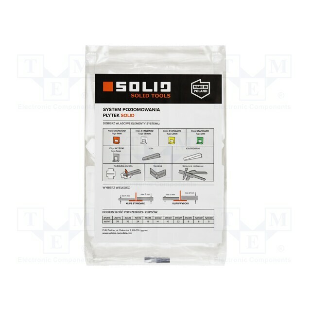 SOLID TOOLS Mounting wedge; the tile