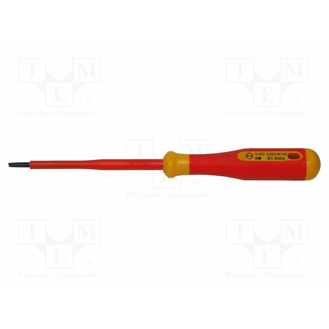 BERNSTEIN Screwdriver: insulated; slot; SL 3