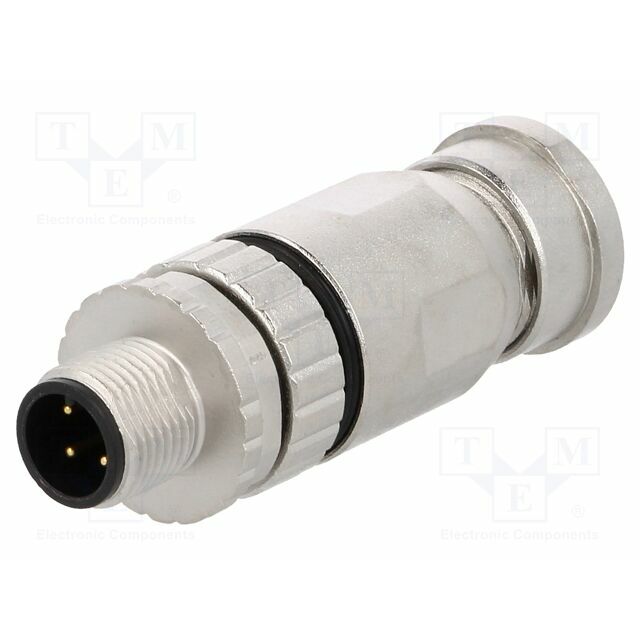 HARTING Connector: M12; plug; PIN: 4