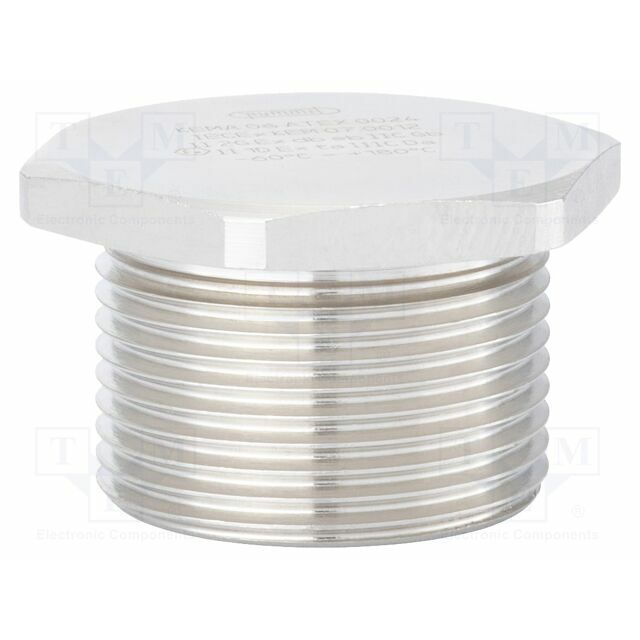 Stopper; NPT1"; brass; V-Ms-Ex-d; Thread: inch