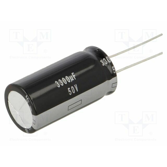 PANASONIC Capacitor: electrolytic; THT; 3300uF; 50VDC