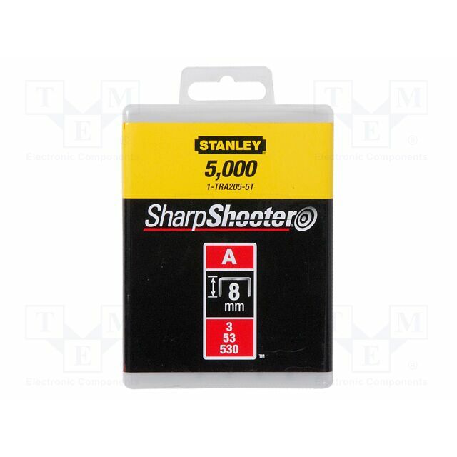 STANLEY Staples; 8mm; 5000pcs; TYP A