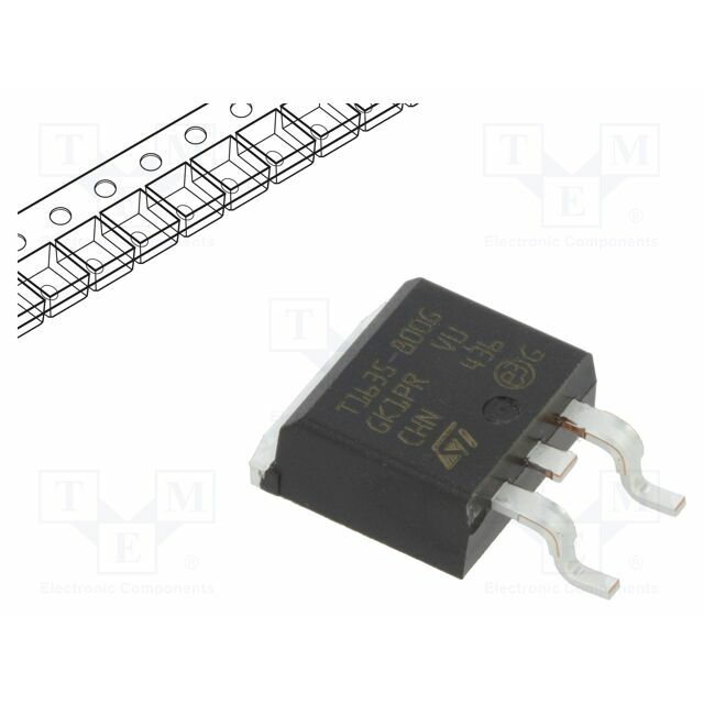 STMICROELECTRONICS Triac; 800V; 16A; Igt: 35mA