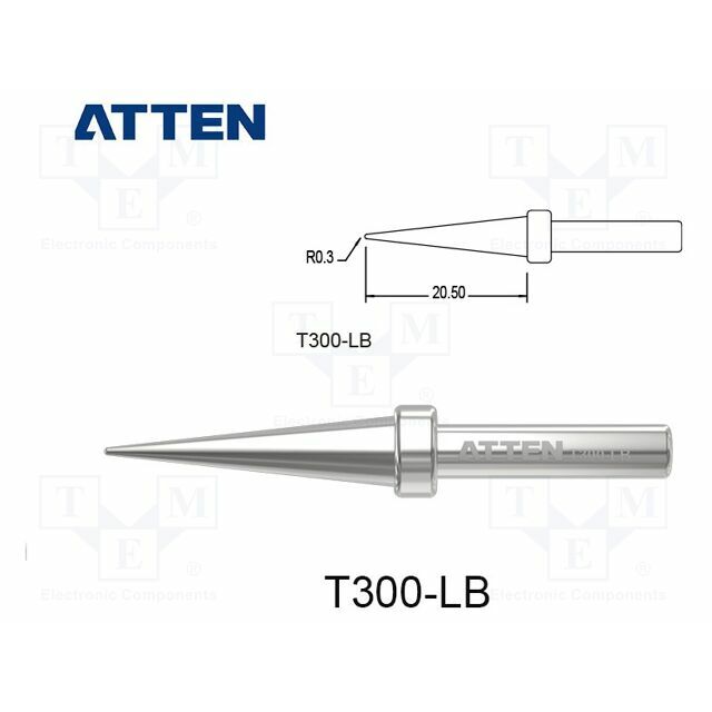 ATTEN Tip; conical; 0.6mm; for