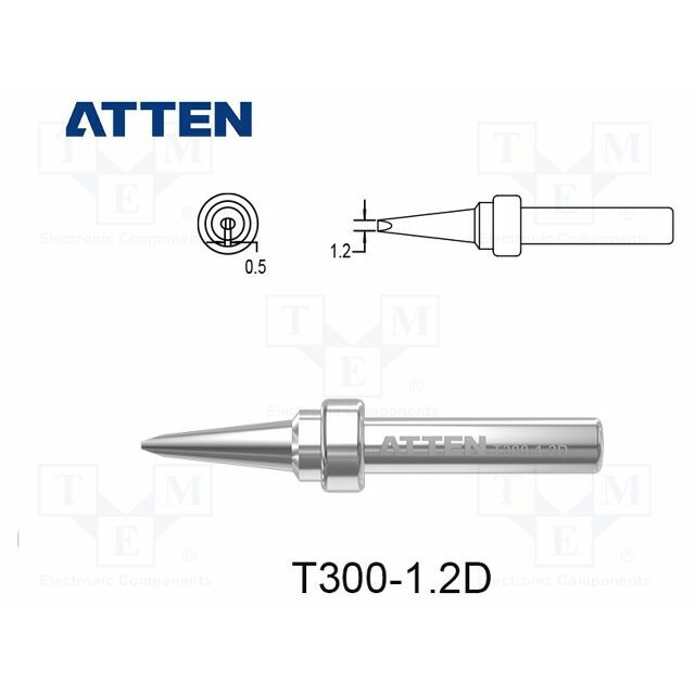 ATTEN Tip; chisel; 1.2mm; for