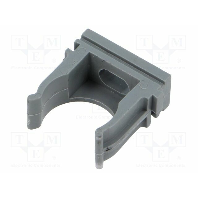 TIE10 Mounting holder; polyetylene; FlexiPipe; grey