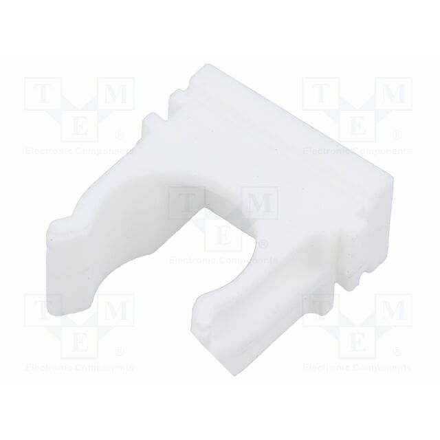 TIE10 Mounting holder; polyetylene; FlexiPipe; white