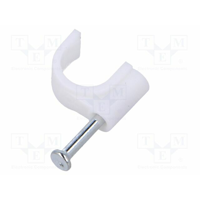 TIE10 Holder; natural; on round cable