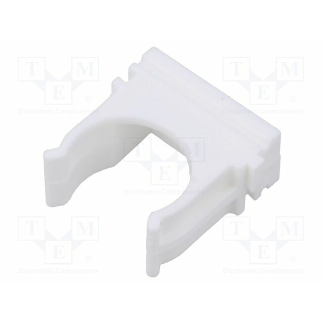 TIE10 Mounting holder; polyetylene; FlexiPipe; white
