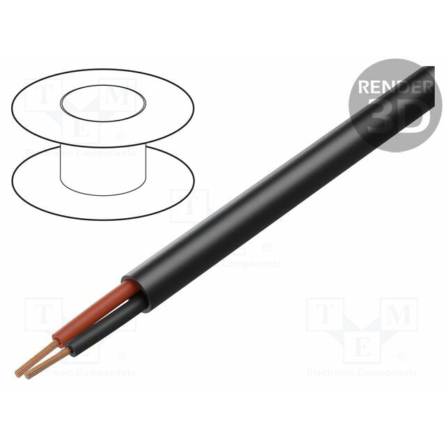 Wire: loudspeaker cable; BiTsound®; 2x1.5mm2