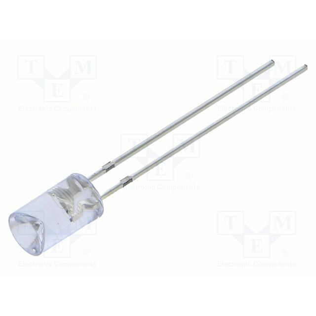 OPTOSUPPLY LED; blue; 5mm; 220÷330mcd; 120°