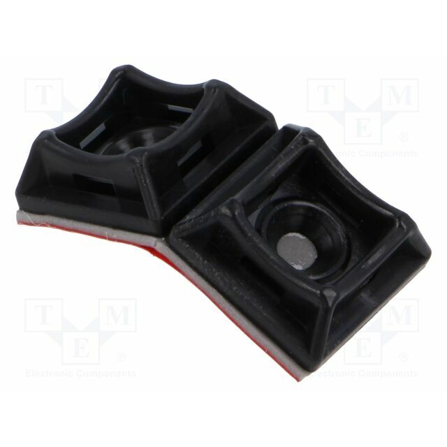 TIE10 Holder; screw,self-adhesive; polyamide; UL94V-2