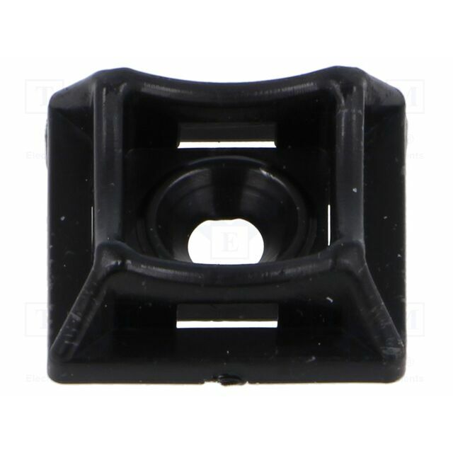 TIE10 Holder; screw; polyamide; UL94V-2; black