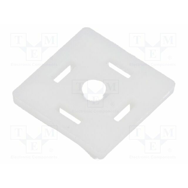 TIE10 Holder; screw; polyamide; UL94V-2; white