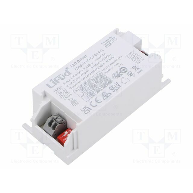 Lifud Power supply: switching; LED; 14W