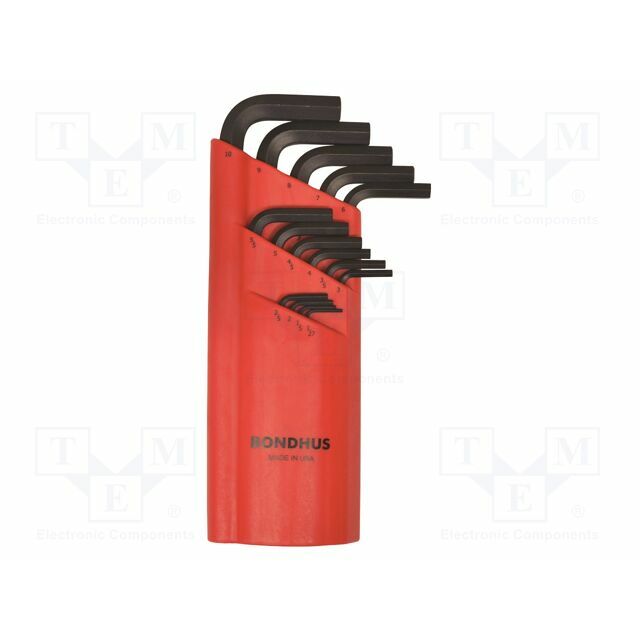 Wrench: hex key-set; ProTanium®,steel; long