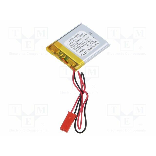 AKYGA BATTERY Re-battery: Li-Po; 400mAh; 3