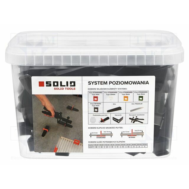 SOLID TOOLS Mounting wedge; the tile