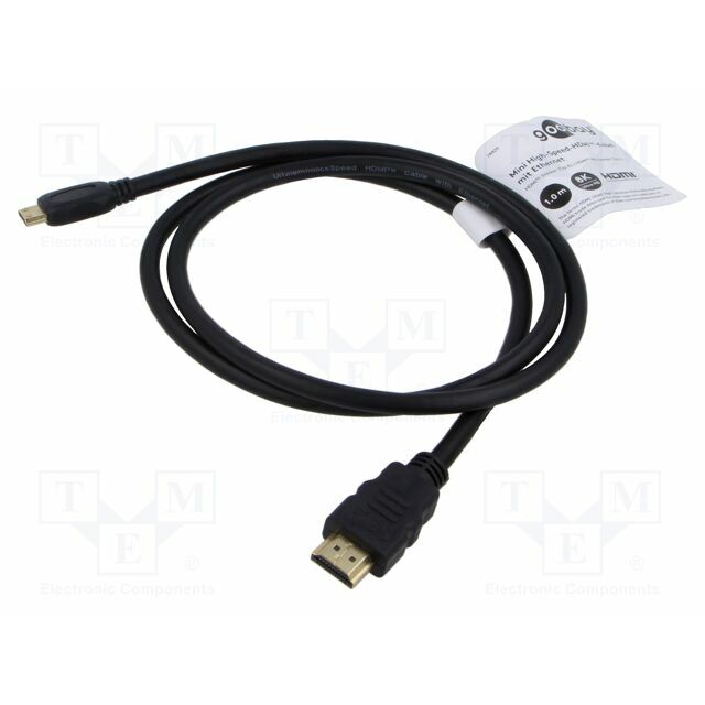Cable; HDMI plug,mini HDMI plug