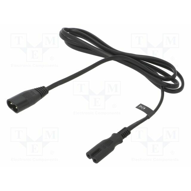 Cable; H03VVH2-F; 2x0.5mm2; IEC C7