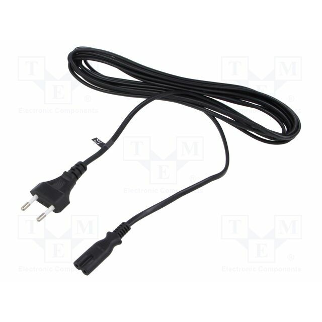 Cable; H03VVH2-F; 2x0.75mm2; CEE 7/16