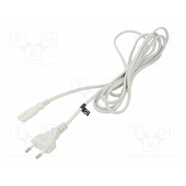 Cable; H03VVH2-F; 2x0.75mm2; CEE 7/16