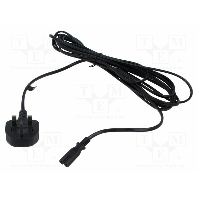 Cable; H03VVH2-F; 2x0.75mm2; BS 1363