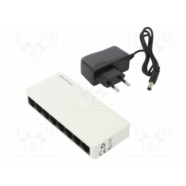 Switch Ethernet; DC socket,RJ45 socket