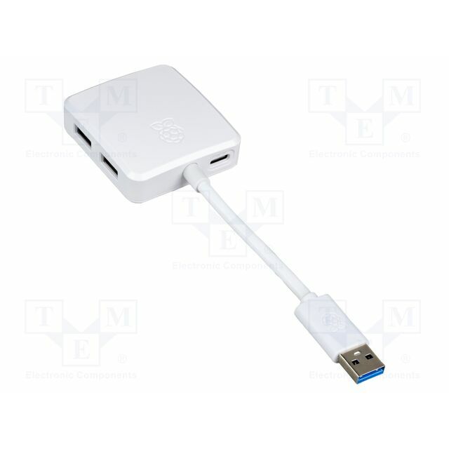 USB hub; white; hub USB; Out: