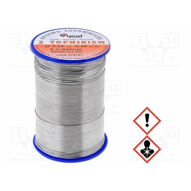 CYNEL Tin; lead-based; Sn60Pb40; 0.56mm
