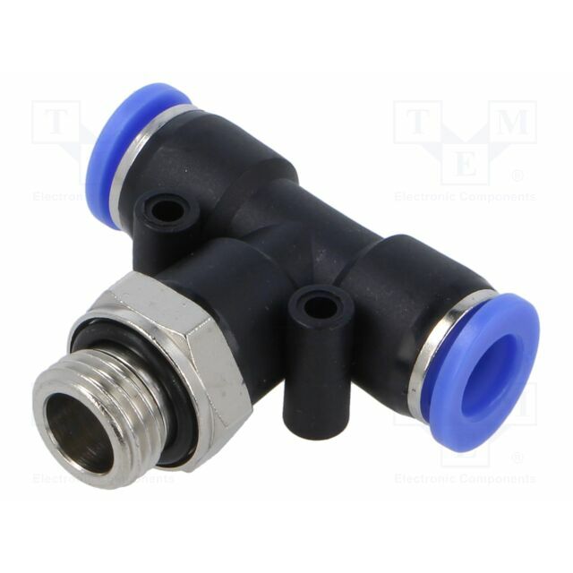 PNEUMAT Push-in fitting; T-tap splitter; -0