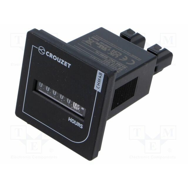 Counter: electromechanical; working time; mechanical indicator