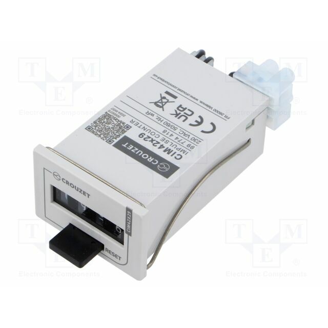 Counter: electromechanical; mechanical indicator; pulses; 99999