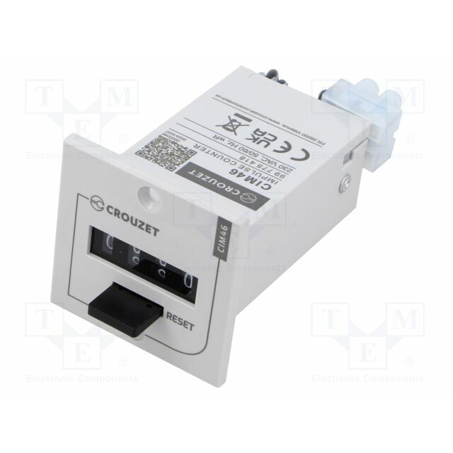 Counter: electromechanical; mechanical indicator; pulses; 99999