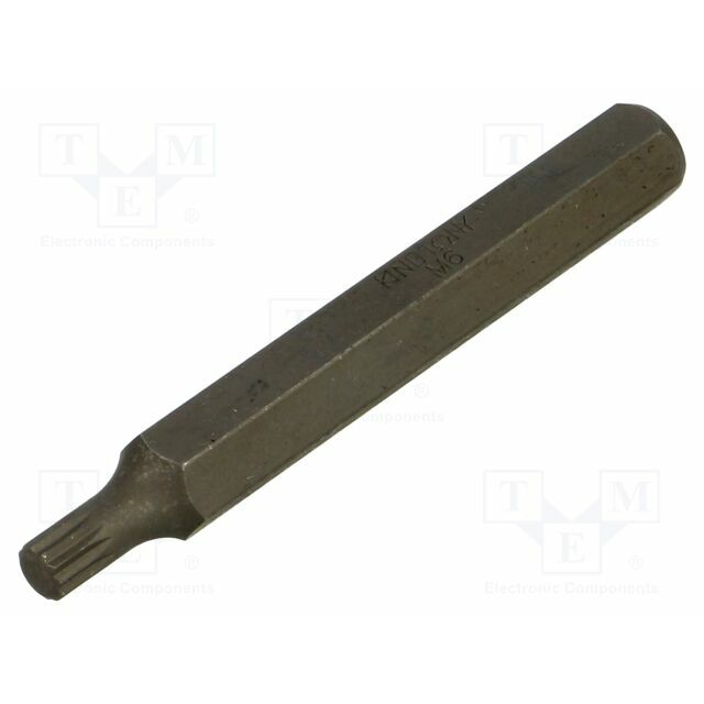 KING TONY Screwdriver bit; spline (12-angles)