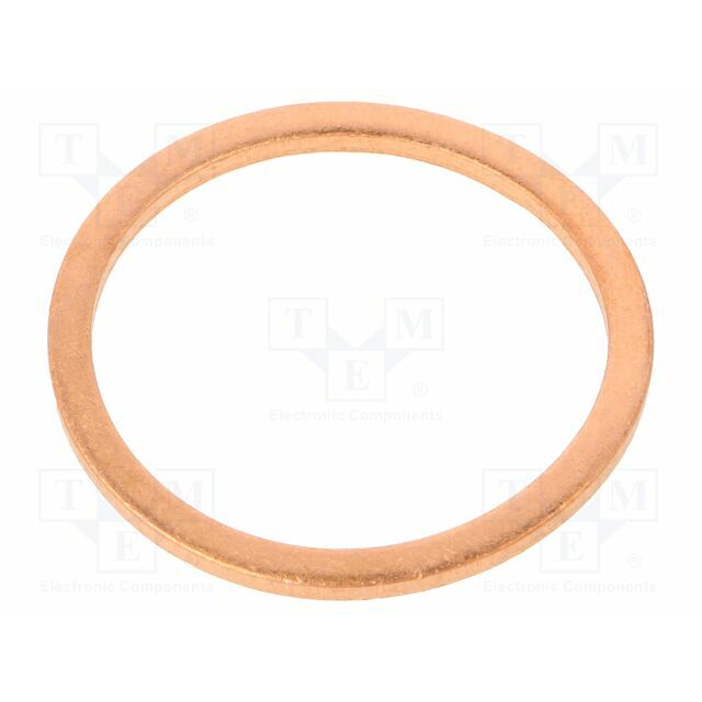 ELESA+GANTER Gasket; copper; Thk: 1.5mm
