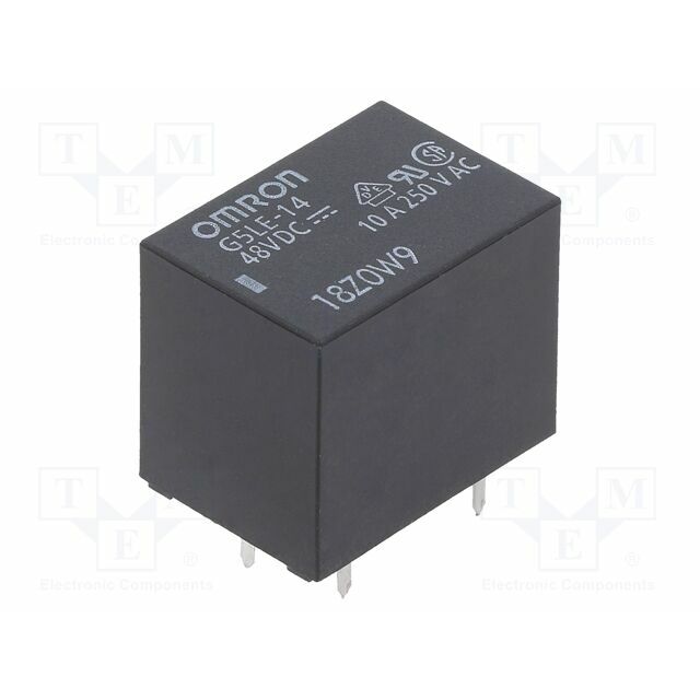 OMRON Electronic Components Relay: electromagnetic; Ucoil: