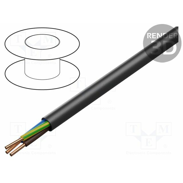 ELEKTROKABEL Wire; YKY; 3G1mm2; round; wire