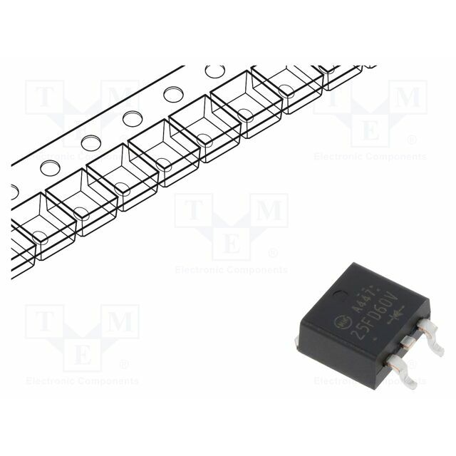 SHINDENGEN Diode: rectifying; SMD; 600V; 25A