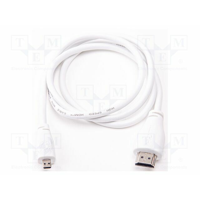 RASPBERRY PI Connection cable; white; 2m