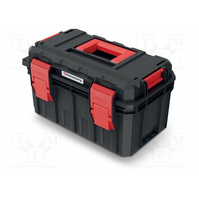 KISTENBERG Chest; tool case; black; polymer