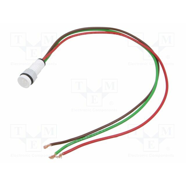 POLAM-ELTA Indicator: LED; prominent; red/green; 24VDC